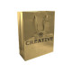 Shopper in carta laminata e soffietto
