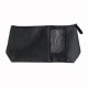 Beauty case in con finestra e chiusura lampo.