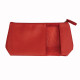 Beauty case in con finestra e chiusura lampo.