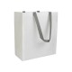 Shopper tnt laminato manici grigi a contrasto