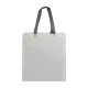 Shopper tnt laminato manici grigi a contrasto Shopper tnt laminato manici grigi a contrasto