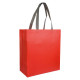 Shopper tnt laminato manici grigi a contrasto Shopper tnt laminato manici grigi a contrasto