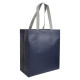 Shopper tnt laminato manici grigi a contrasto Shopper tnt laminato manici grigi a contrasto