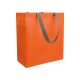 Shopper tnt laminato manici grigi a contrasto