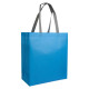 Shopper tnt laminato manici grigi a contrasto Shopper tnt laminato manici grigi a contrasto