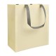 Shopper tnt laminato manici grigi a contrasto