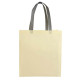 Shopper tnt laminato manici grigi a contrasto Shopper tnt laminato manici grigi a contrasto