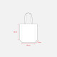 Shopper spottina con soffietto in tessuto TNT personalizzabile Shopper spottina con soffietto in tessuto TNT personalizzabile