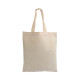 Shopper mini in cotone con manici corti colorati