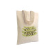 Shopper mini in cotone con manici corti colorati