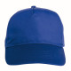 Cappellino a 5 pannelli adulto poliestere Cappellino a 5 pannelli adulto poliestere