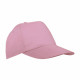 Cappellino a 5 pannelli adulto poliestere