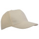 Cappellino a 5 pannelli adulto poliestere