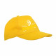 Cappellino a 5 pannelli bambino poliestere