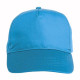 Cappellino a 5 pannelli bambino poliestere
