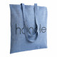 Shopper in cotone riciclato effetto melange Shopper in cotone riciclato effetto melange