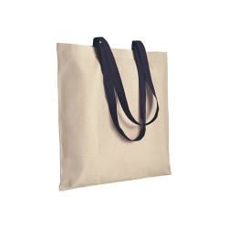 Shopper in cotone 220 gr manici colorati serie Top