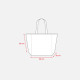 Shopper con soffietto colori base 280gr. Shopper con soffietto colori base 280gr.