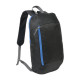 Zainetto base nera apertura con zip laterale