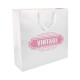 Shopper carta laminata manici con cordino Shopper carta laminata manici con cordino