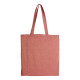 Shopper cotone riciclato e soffietto di 8 cm ca