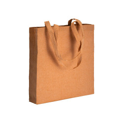 Shopper cotone riciclato con soffietto