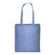 Shopper cotone riciclato e soffietto di 8 cm ca