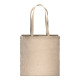 Shopper cotone riciclato e soffietto di 8 cm ca