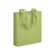 Shopper cotone riciclato e soffietto di 8 cm ca