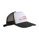 Cappellino a rete fronte bianca sublimabile in quadricromia Cappellino a rete fronte bianca sublimabile in quadricromia