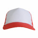 Cappellino a rete fronte bianca sublimabile in quadricromia Cappellino a rete fronte bianca sublimabile in quadricromia