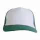 Cappellino a rete fronte bianca sublimabile in quadricromia Cappellino a rete fronte bianca sublimabile in quadricromia