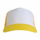 Cappellino a rete fronte bianca sublimabile in quadricromia Cappellino a rete fronte bianca sublimabile in quadricromia