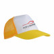 Cappellino a rete fronte bianca sublimabile in quadricromia Cappellino a rete fronte bianca sublimabile in quadricromia