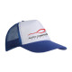 Cappellino a rete fronte bianca sublimabile in quadricromia Cappellino a rete fronte bianca sublimabile in quadricromia