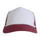 Cappellino a rete fronte bianca sublimabile in quadricromia Cappellino a rete fronte bianca sublimabile in quadricromia