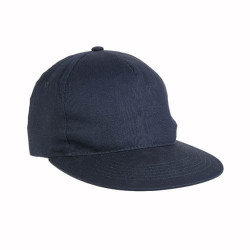 Cappellino in cotone pesante visiera dritta Cappellino in cotone pesante visiera dritta