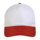 Cappellino con finiture colorate