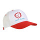 Cappellino con finiture colorate