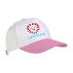 Cappellino con finiture colorate