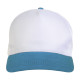 Cappellino con finiture colorate