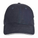 Cappellino in cotone con visiera sandwich Cappellino in cotone con visiera sandwich