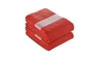 Asciugamano 80x150 cotone banda poliestere variante colorata