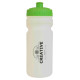 Borraccia plastica con tappo colorato personalizzata Borraccia plastica con tappo colorato personalizzata