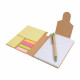 Set Block notes, foglietti adesivi, penna Set Block notes, foglietti adesivi, penna