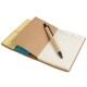 Set Block notes con foglietti adesivi, penna chiusura ad elastico