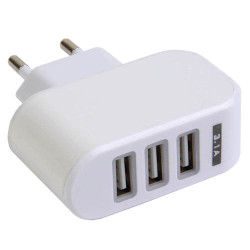Caricatore parete 3 porte usb Caricatore parete 3 porte usb