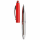 Penna a sfera in plastica con luce e touch screen Penna a sfera in plastica con luce e touch screen