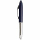 Penna a sfera in plastica con luce e touch screen Penna a sfera in plastica con luce e touch screen