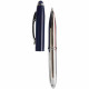 Penna a sfera in plastica con luce e touch screen Penna a sfera in plastica con luce e touch screen